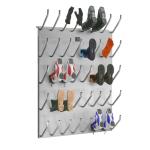 Apavu žāvētājs ar metāla rāmi, 4-21 pāriem, ar apsildāmiem rokturiem un dažādu apavu izvietojumu.