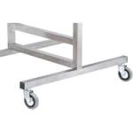 Metāla apavu žāvētājs ar četriem riteņiem, stabila konstrukcija un vienkārša forma, piemērots 4-21 apavu pāriem.